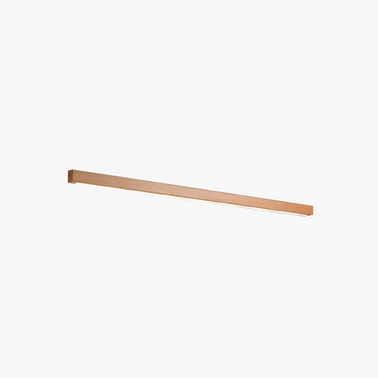 Modern Linear Wall Lamp in Wood Effect | Indoor LED Wall Light