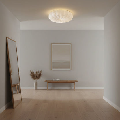 Modern Sculpted Ceiling Light | Elegant LED Lamp for Bedroom or Living Room