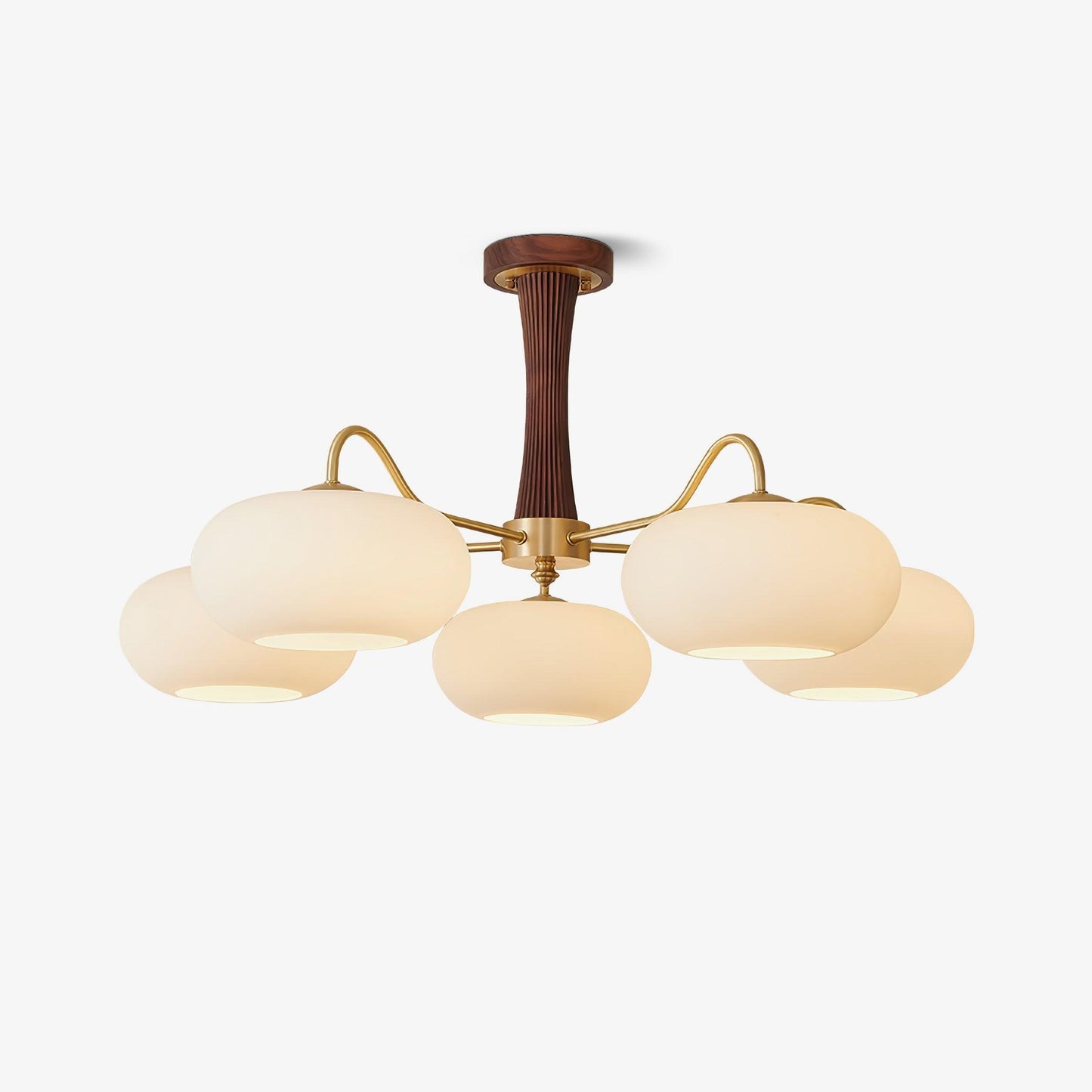 Wooden Chandelier Ceiling Lamp | Elegant Living Room and Bedroom Light Fixture