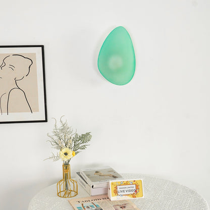 Pebble Glass Wall Lamp | Modern Bedroom and Living Room Sconce
