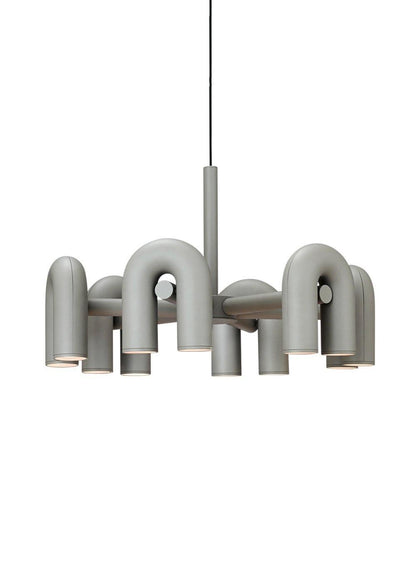 Modern U-Shape Ceiling Lamp | Playful LED Chandelier for Living Room