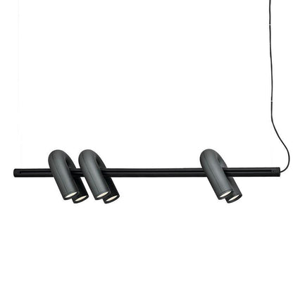 Modern U-Shape Ceiling Lamp | Playful LED Chandelier for Living Room