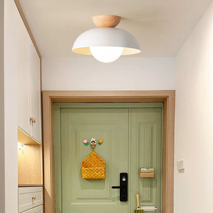Modern Semi Flush Mount Ceiling Light for Living Room | Minimalist LED Ceiling Lamp