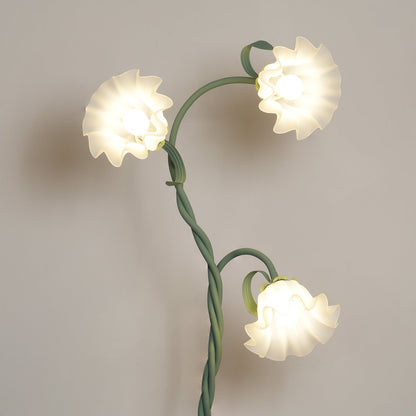 Floral Inspired Floor Lamp | Elegant Standing Light for Living Room
