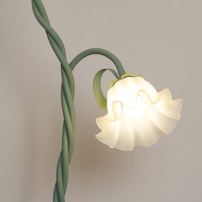 Floral Inspired Floor Lamp | Elegant Standing Light for Living Room