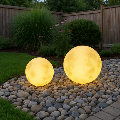 Solar Garden Lamp Moon | Outdoor LED Light