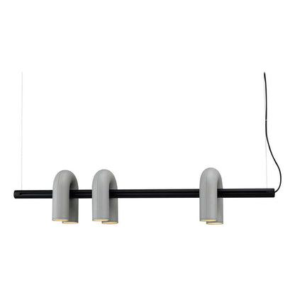 Modern U-Shape Ceiling Lamp | Playful LED Chandelier for Living Room