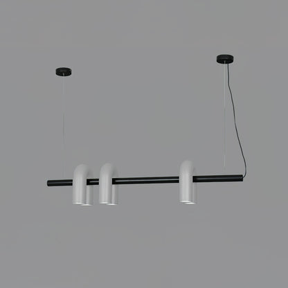 Modern U-Shape Ceiling Lamp | Playful LED Chandelier for Living Room