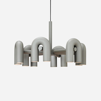 Modern U-Shape Ceiling Lamp | Playful LED Chandelier for Living Room