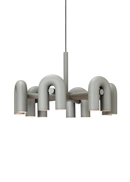 Modern U-Shape Ceiling Lamp | Playful LED Chandelier for Living Room