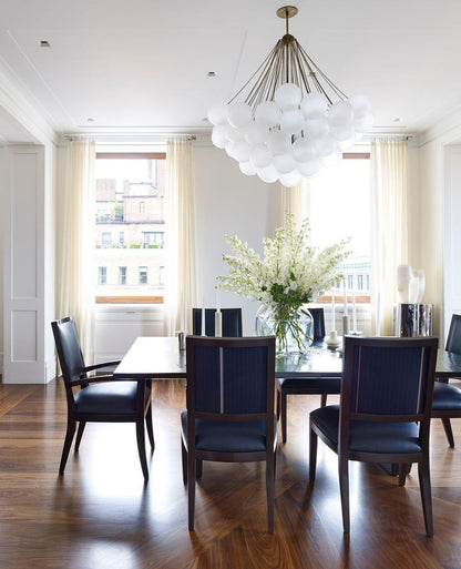 Modern Frosted Glass Ball Chandelier | Luxury Ceiling Lamp for Living Room & Bedroom