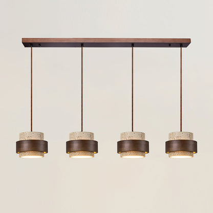 Pendant Ceiling Light in Modern Cylindrical Design | Hanging Lamp for Dining Room