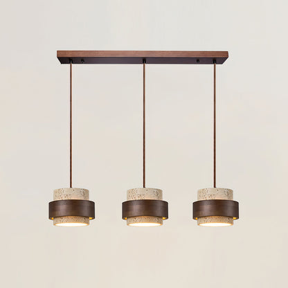 Pendant Ceiling Light in Modern Cylindrical Design | Hanging Lamp for Dining Room
