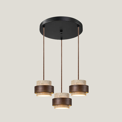 Pendant Ceiling Light in Modern Cylindrical Design | Hanging Lamp for Dining Room