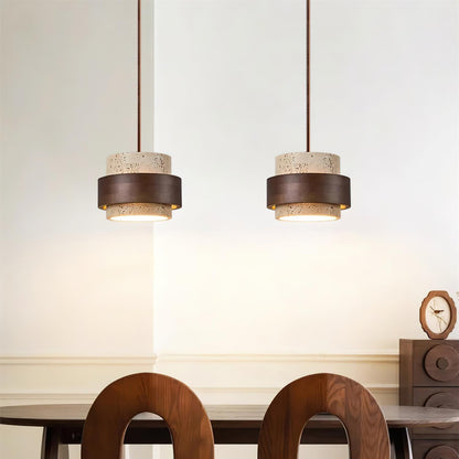 Pendant Ceiling Light in Modern Cylindrical Design | Hanging Lamp for Dining Room