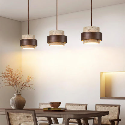 Pendant Ceiling Light in Modern Cylindrical Design | Hanging Lamp for Dining Room