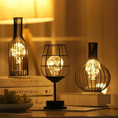 Wireless Decorative Table Lamp Set | Warm Ambient Bedside Light