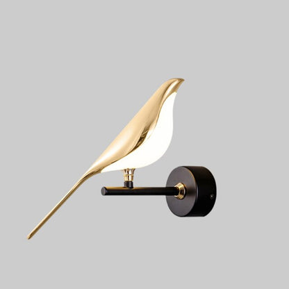 Lampe murale oiseau