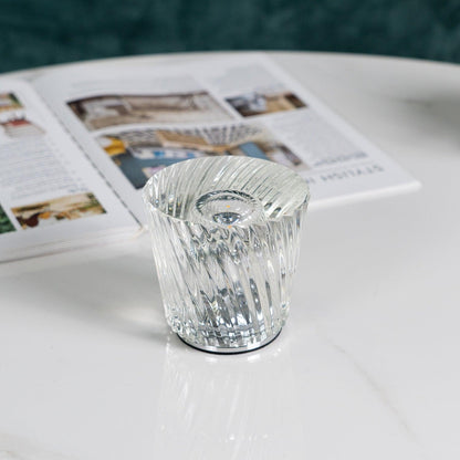 Crystal Diamond Table Lamp | Elegant Rechargeable Decorative Light