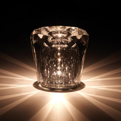Crystal Diamond Table Lamp | Elegant Rechargeable Decorative Light