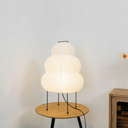 Modern Paper Table Lamp | Floor Lamp with Soft Glow for Living Room and Bedroom