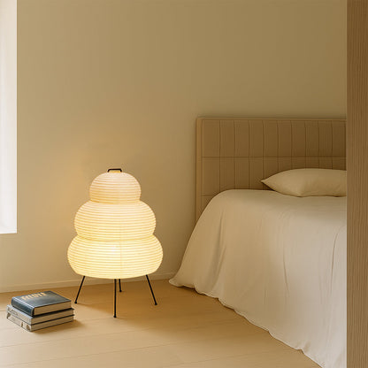 Rice Paper Floor Lamp for Living Room | Modern Standing Light