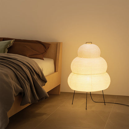 Rice Paper Floor Lamp for Living Room | Modern Standing Light