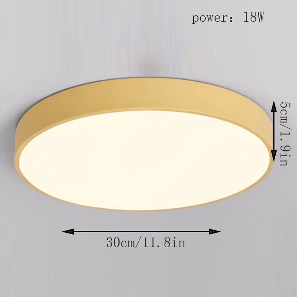 Recessed Round LED Ceiling Light | Modern Bedroom Living Room Ceiling Lamp