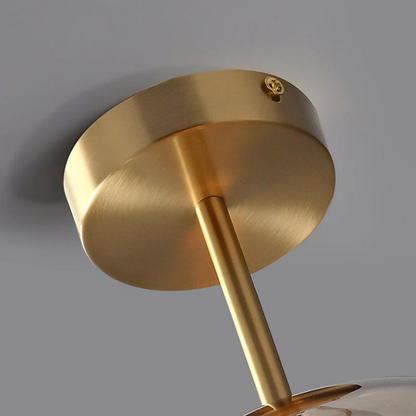 Modern Glass Ceiling Light | Contemporary Bedroom Living Room Ceiling Lamp