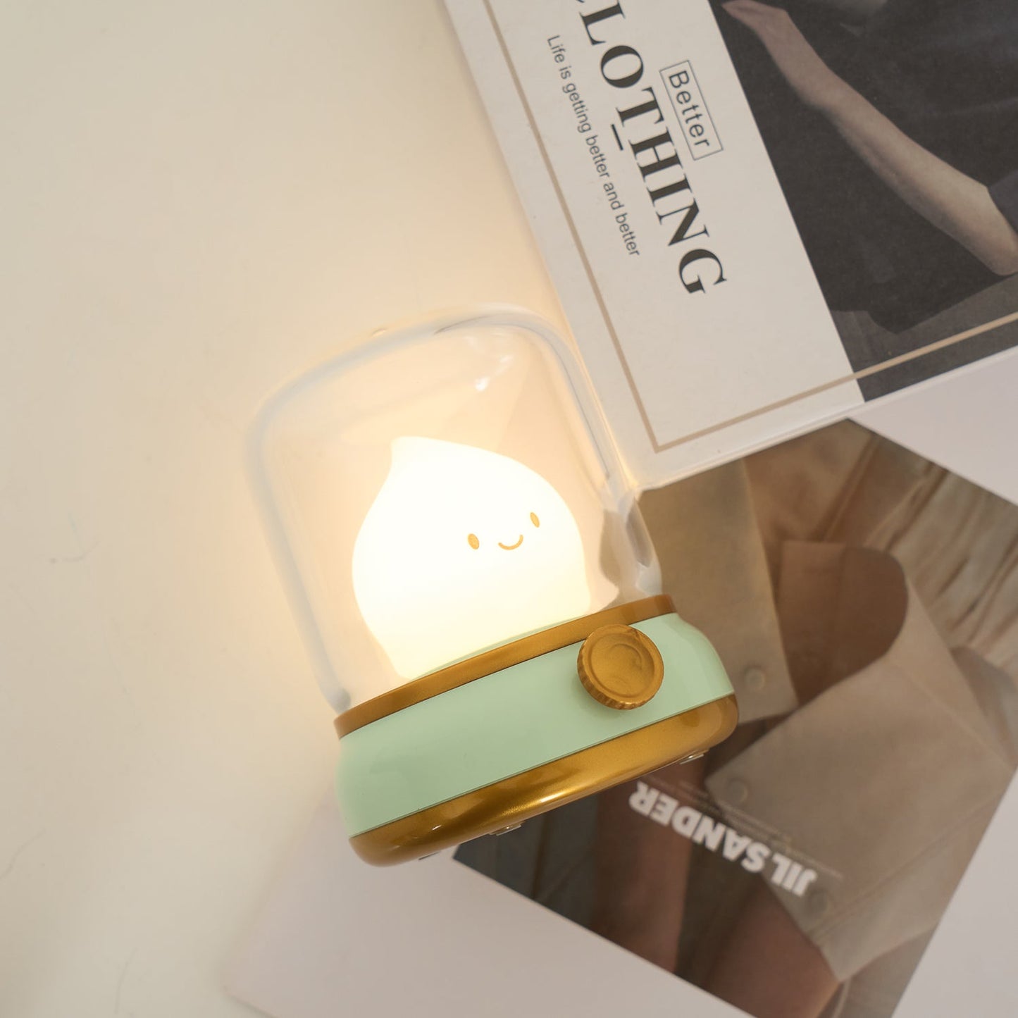 Vintage LED Night Light | Adjustable Bedside Table Lamp