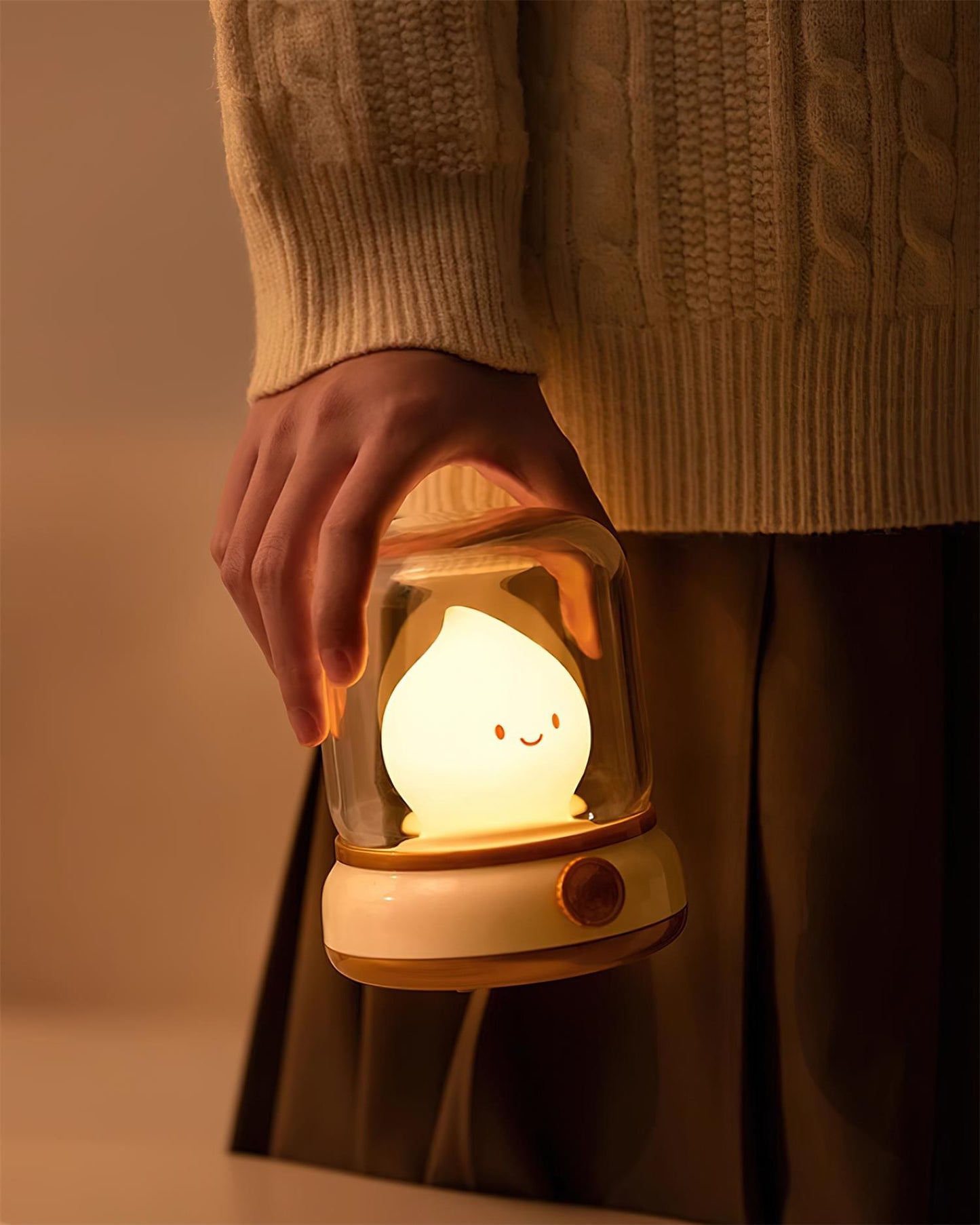 Vintage LED Night Light | Adjustable Bedside Table Lamp