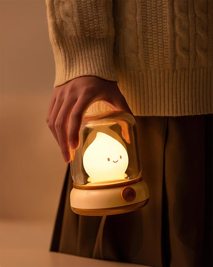 Vintage LED Night Light | Adjustable Bedside Table Lamp