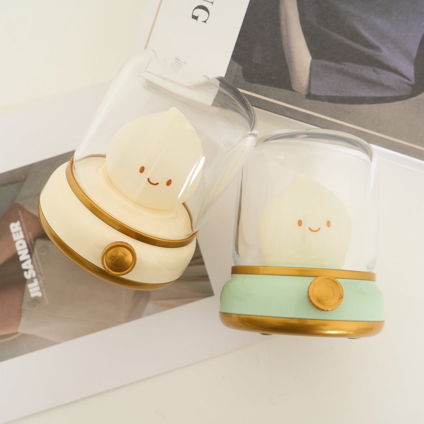 Vintage LED Night Light | Adjustable Bedside Table Lamp