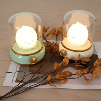 Vintage LED Night Light | Adjustable Bedside Table Lamp