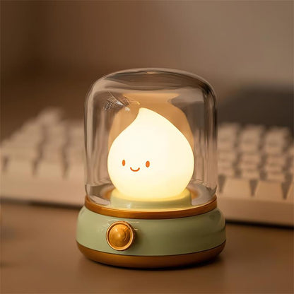 Vintage LED Night Light | Adjustable Bedside Table Lamp