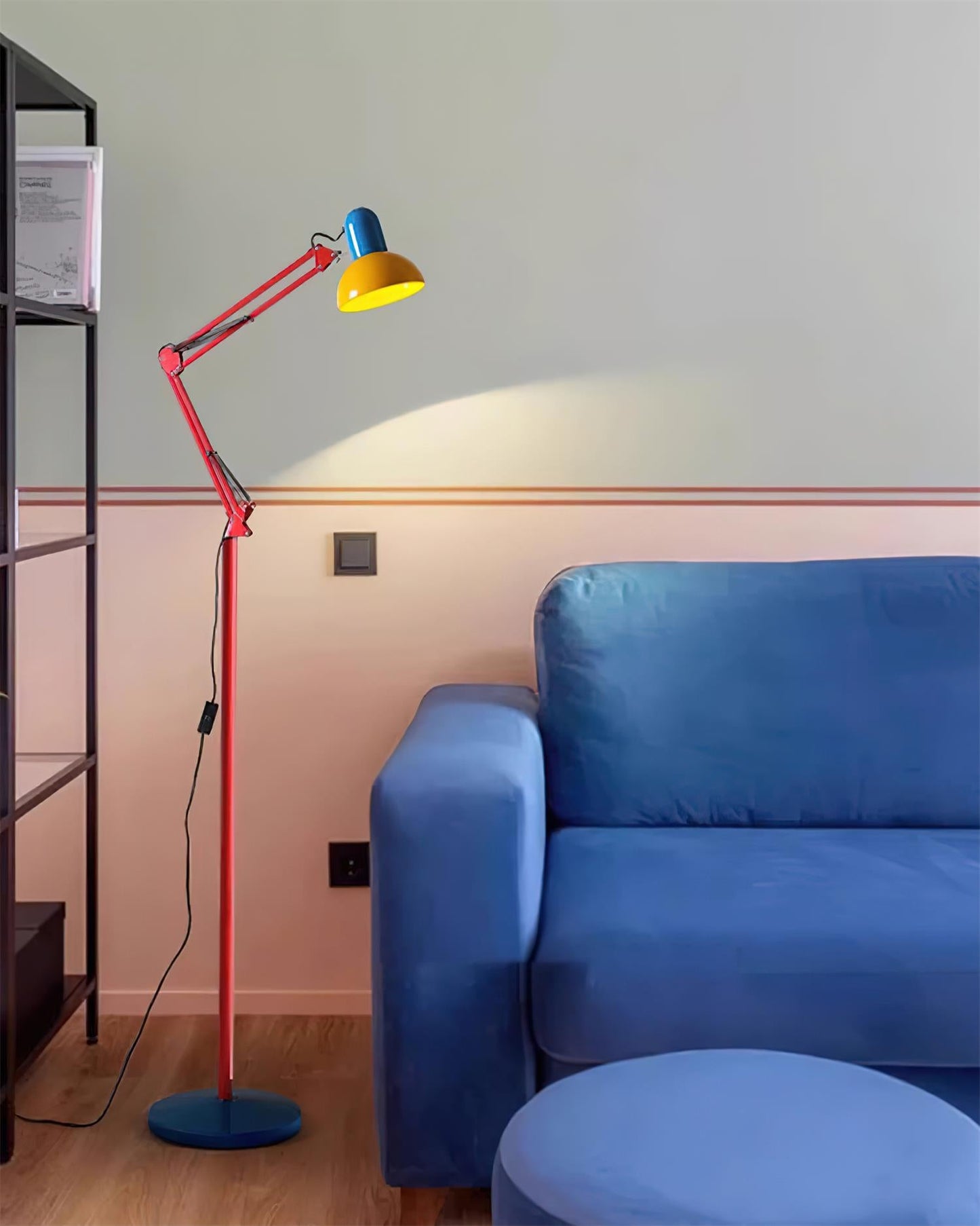 Adjustable Modern Floor Lamp | Colourful Standing Light for Living Room