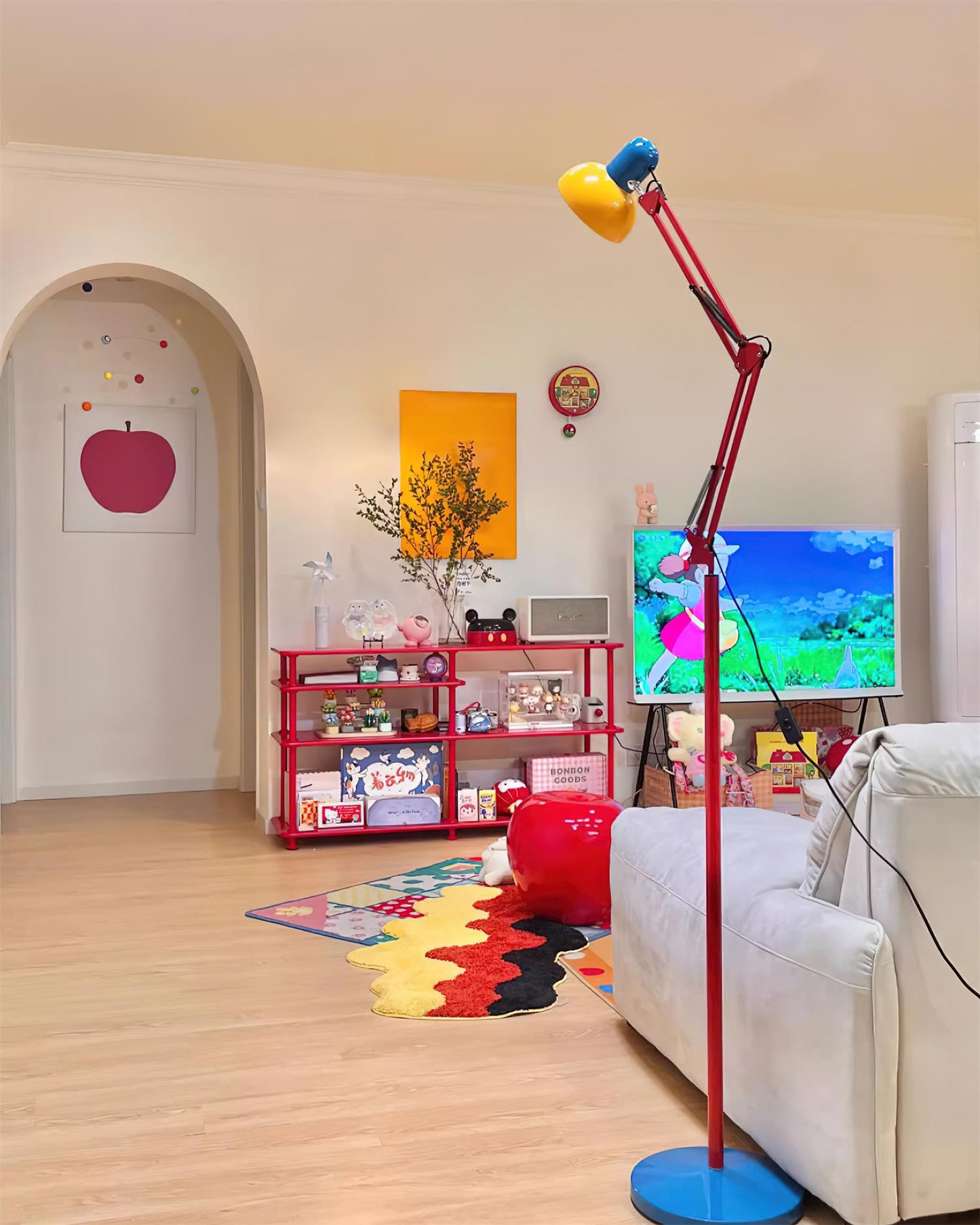 Adjustable Modern Floor Lamp | Colourful Standing Light for Living Room