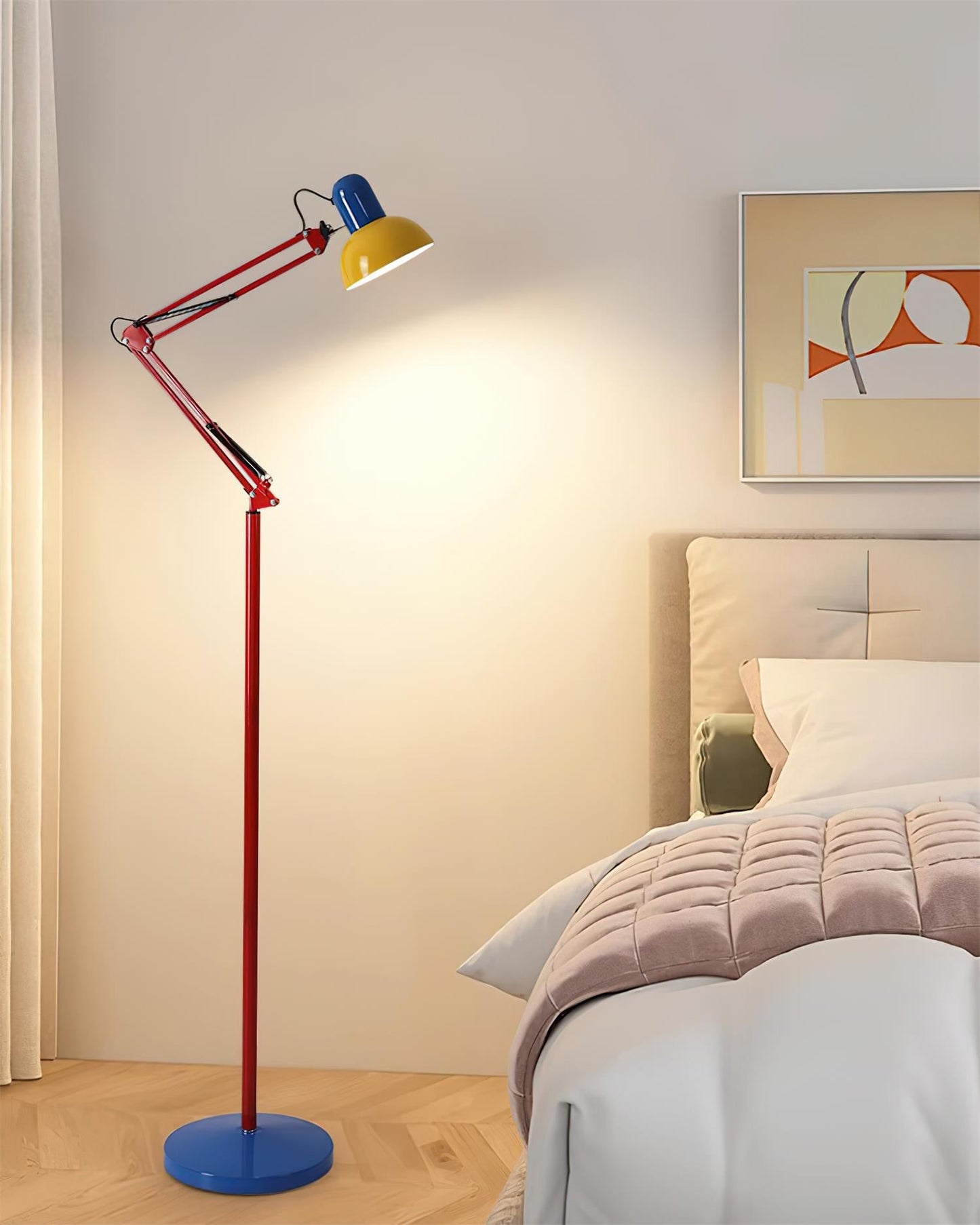 Adjustable Modern Floor Lamp | Colourful Standing Light for Living Room