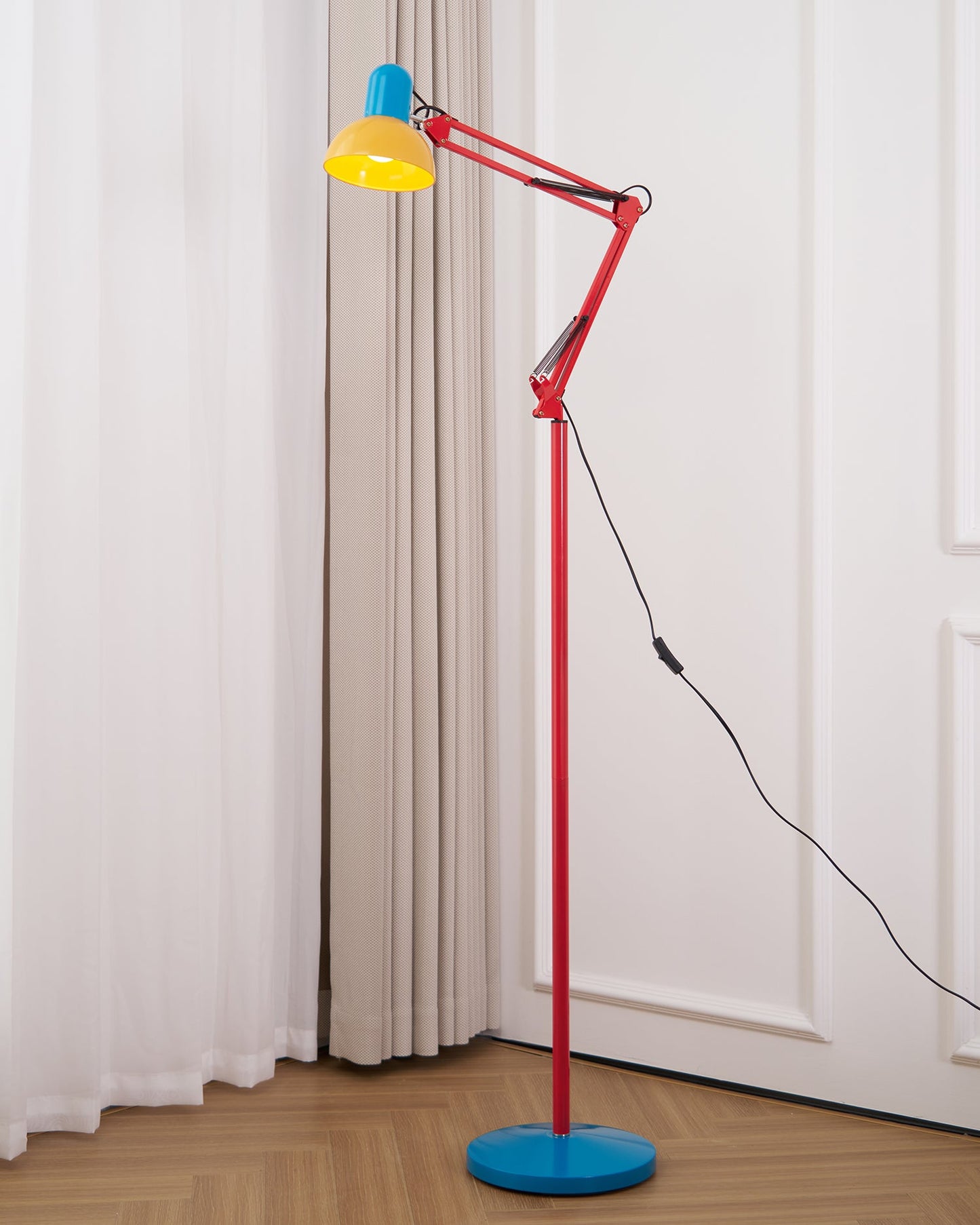Adjustable Modern Floor Lamp | Colourful Standing Light for Living Room