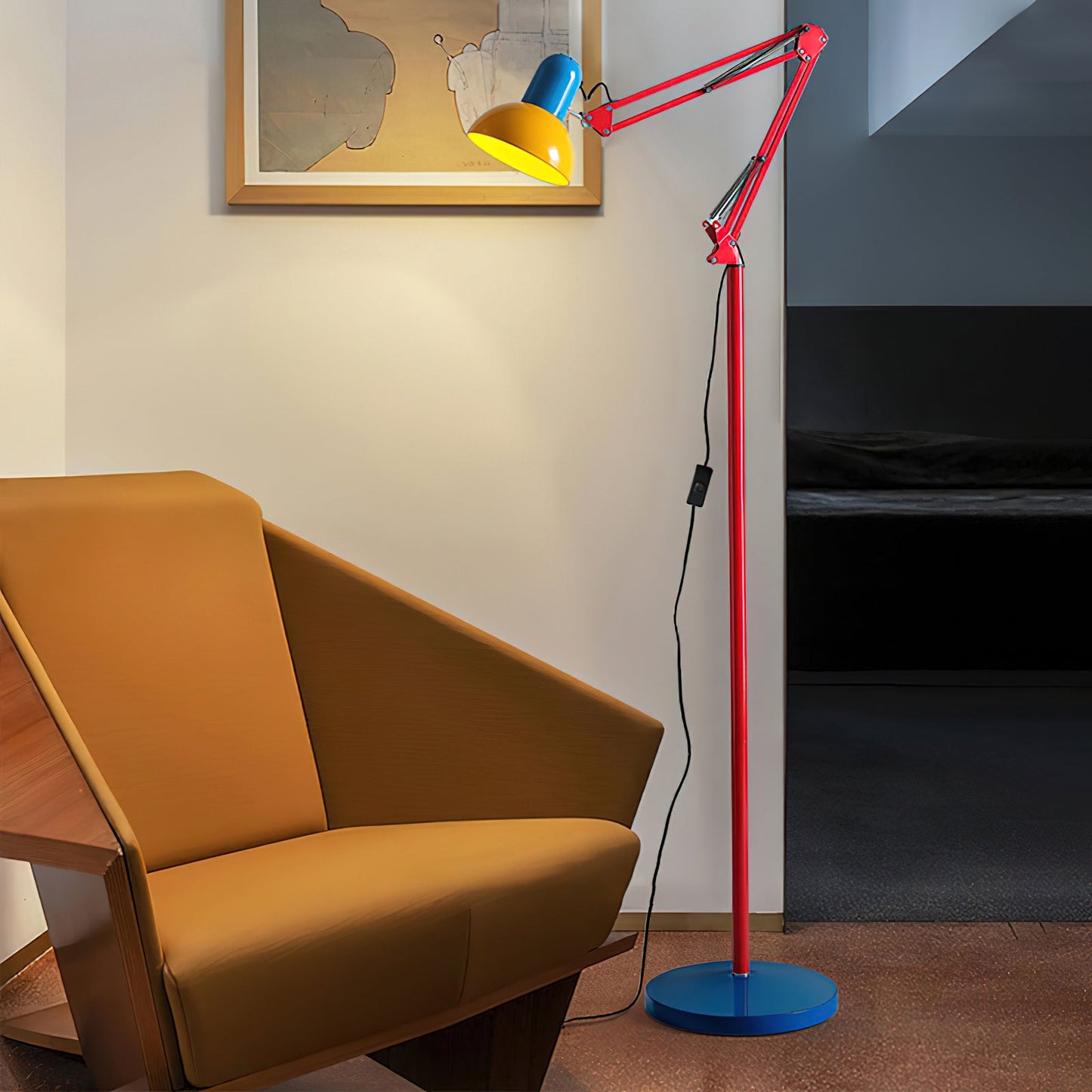 Adjustable Modern Floor Lamp | Colourful Standing Light for Living Room