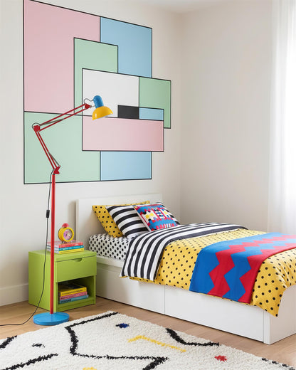 Adjustable Modern Floor Lamp | Colourful Standing Light for Living Room