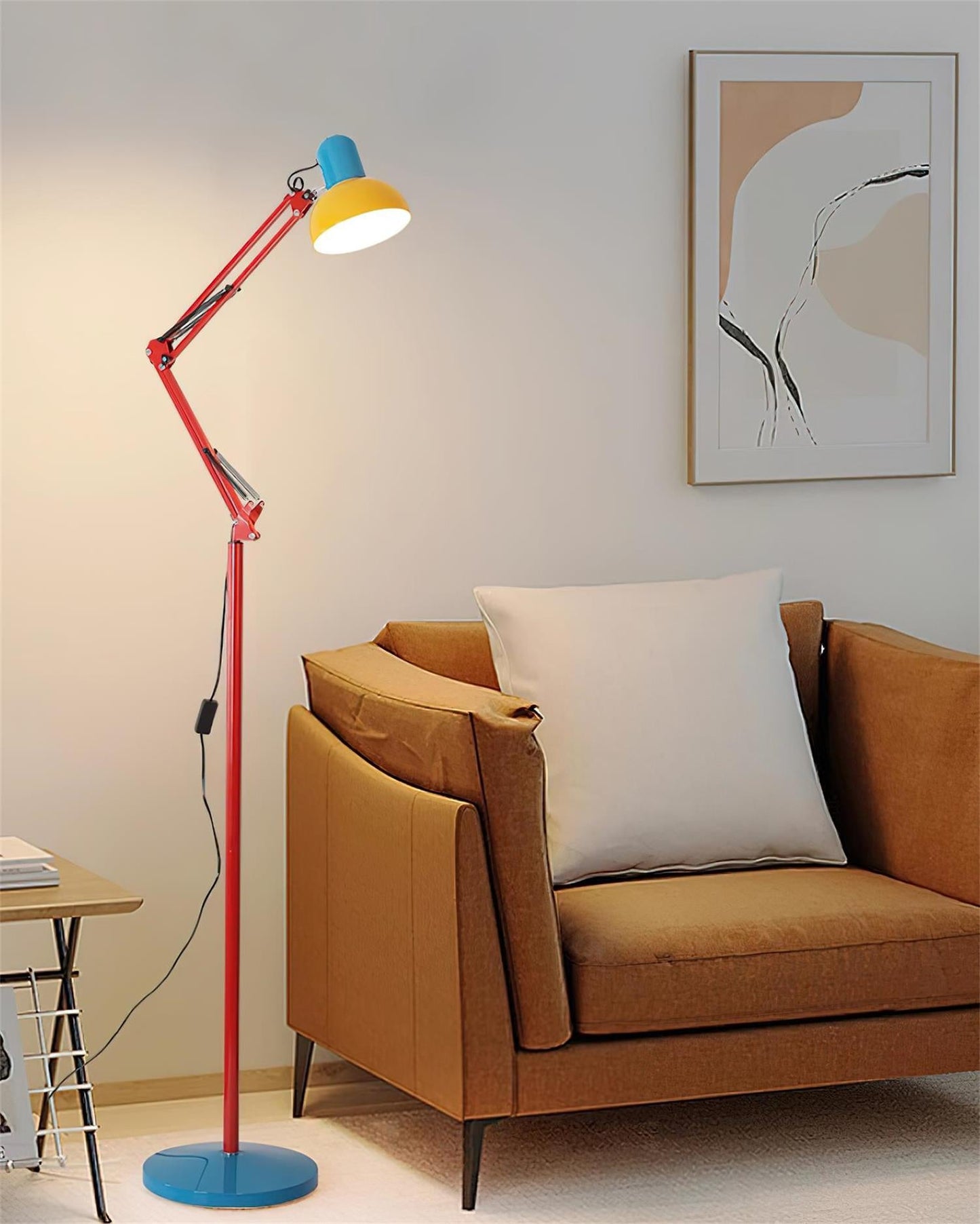 Adjustable Modern Floor Lamp | Colourful Standing Light for Living Room