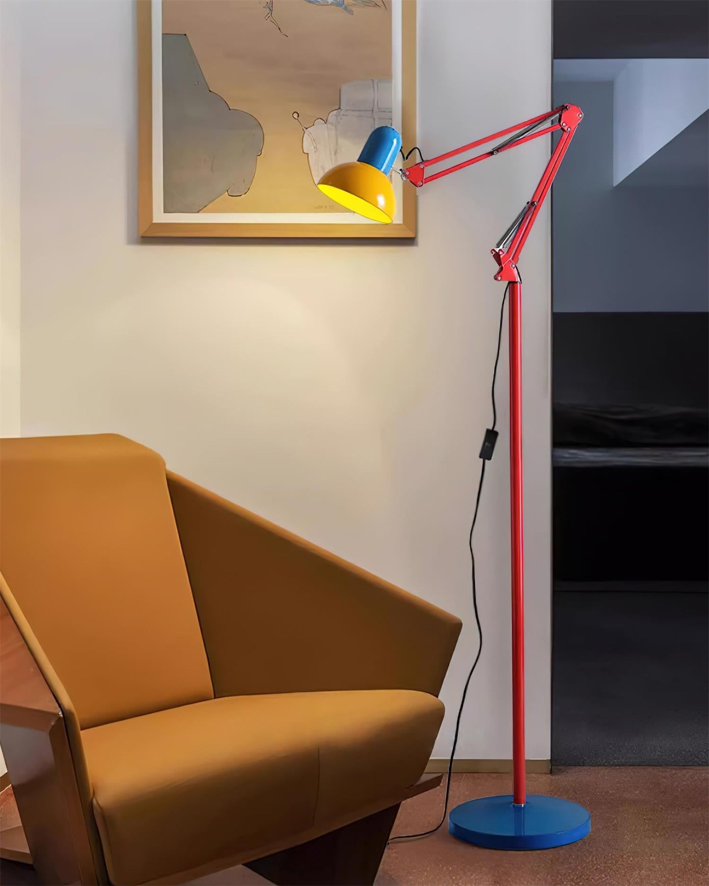 Adjustable Modern Floor Lamp | Colourful Standing Light for Living Room