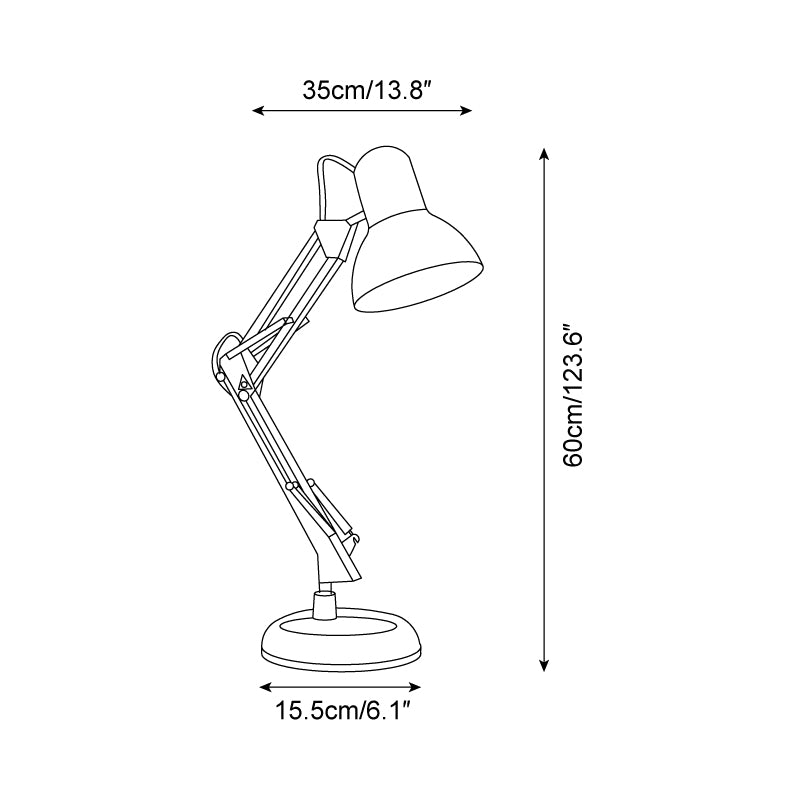 Adjustable Modern Desk Lamp | Colourful Table Lamp with Flexible Arm