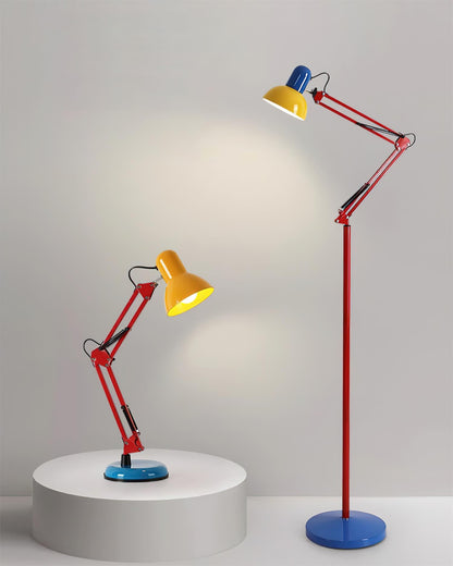 Adjustable Modern Desk Lamp | Colourful Table Lamp with Flexible Arm