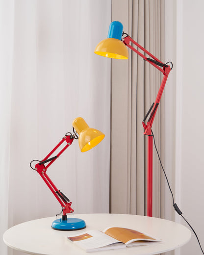 Adjustable Modern Desk Lamp | Colourful Table Lamp with Flexible Arm