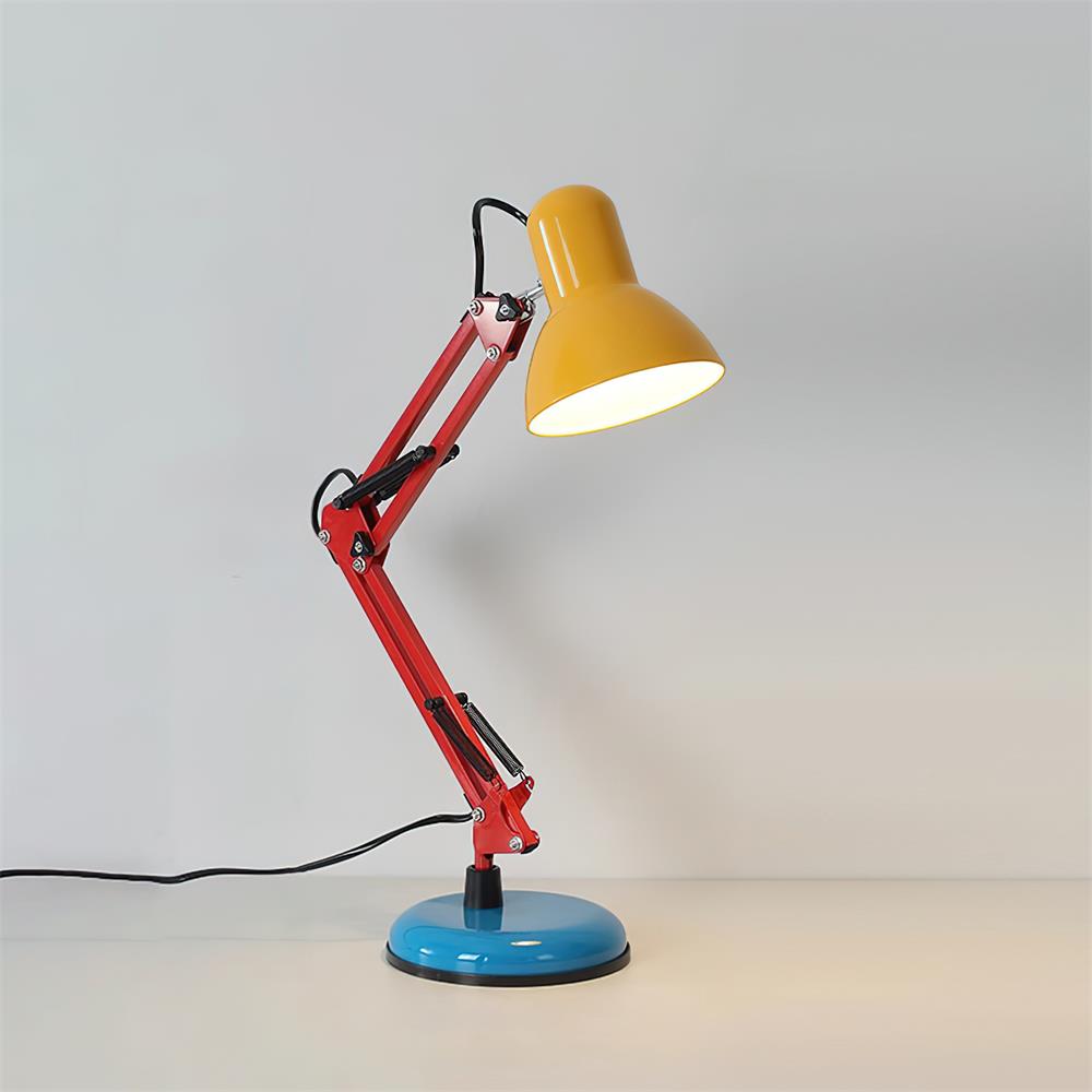 Adjustable Modern Desk Lamp | Colourful Table Lamp with Flexible Arm