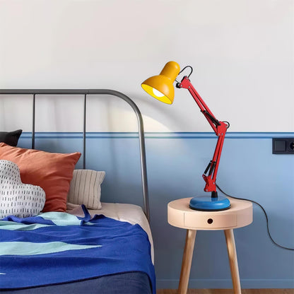 Adjustable Modern Desk Lamp | Colourful Table Lamp with Flexible Arm