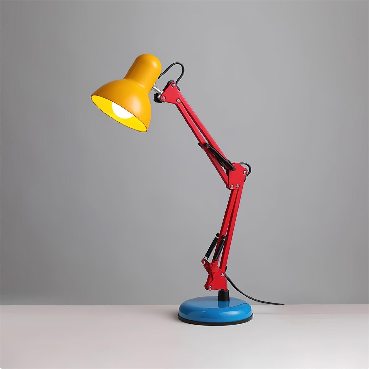 Adjustable Modern Desk Lamp | Colourful Table Lamp with Flexible Arm