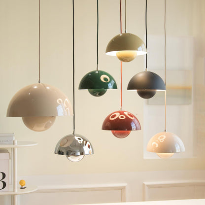 Modern Dome Pendant Light | Minimalist Ceiling Lamp for Dining or Living Room